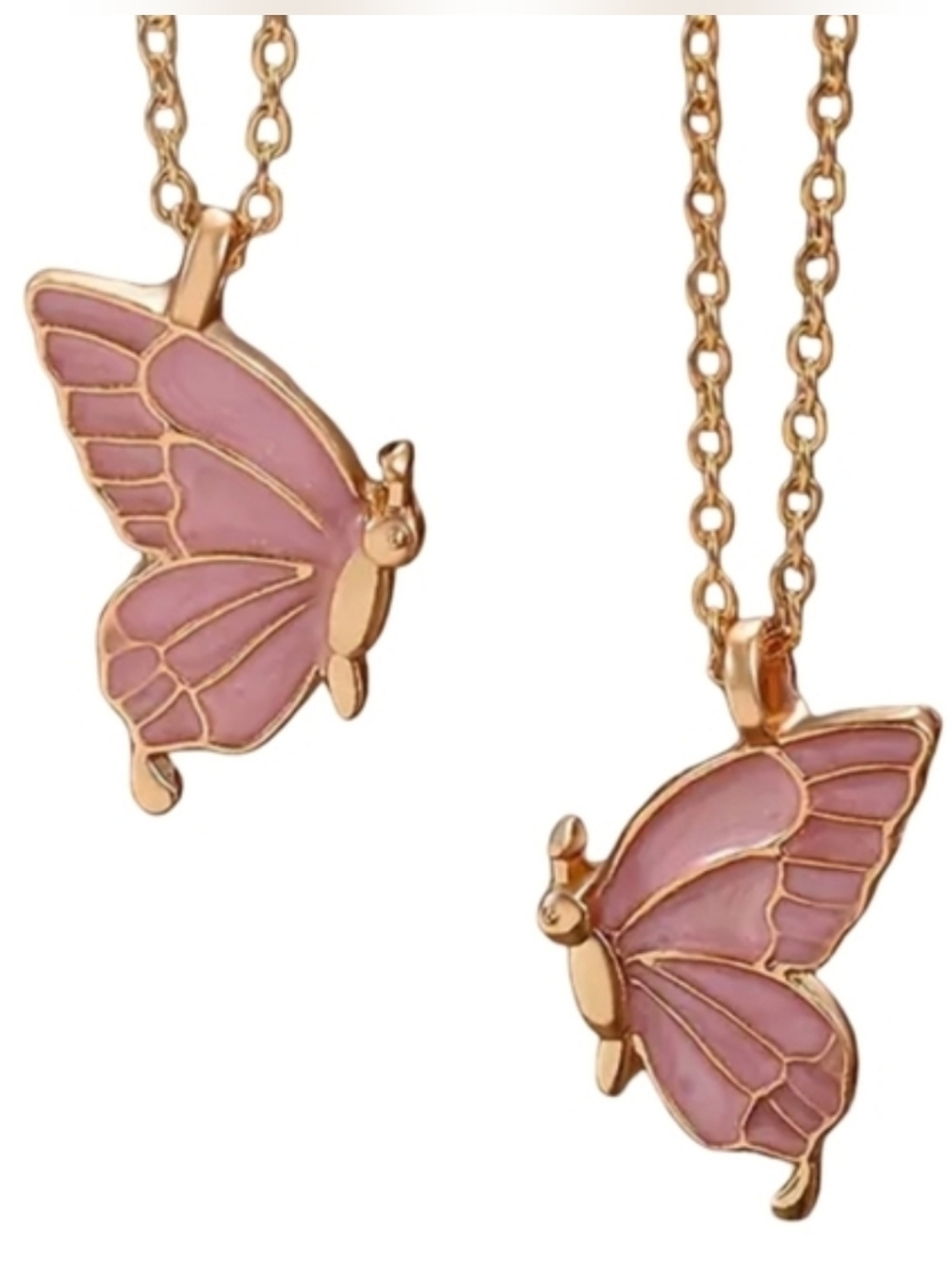 Friendship Butterfly Necklace Set